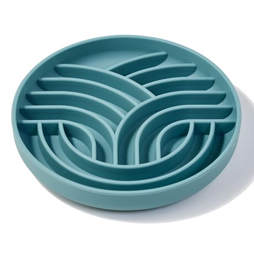 Slow Feeder Dog Bowl (Light Blue)
