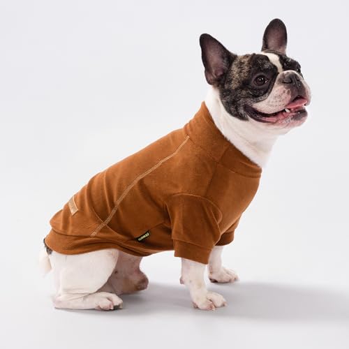 3 Pack Classic Fleece Dog Sweater (X-Small / Orange-Yellow-Coffee)