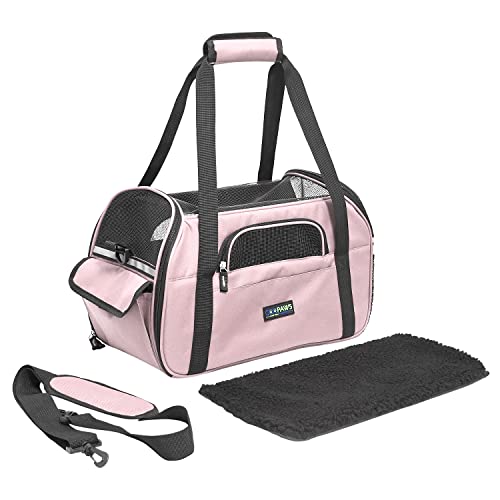 Soft Sided Airline (17.0"L x 9.0"W x 11.5"H / Pink)