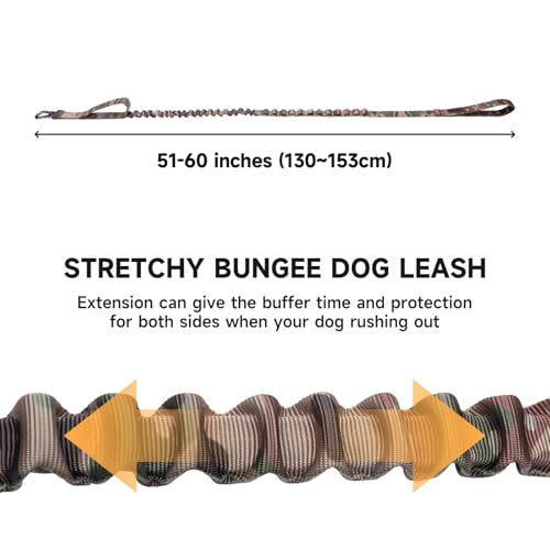 Tactical Military Bungee Nylon Dog Leash Adjustable (MCP)