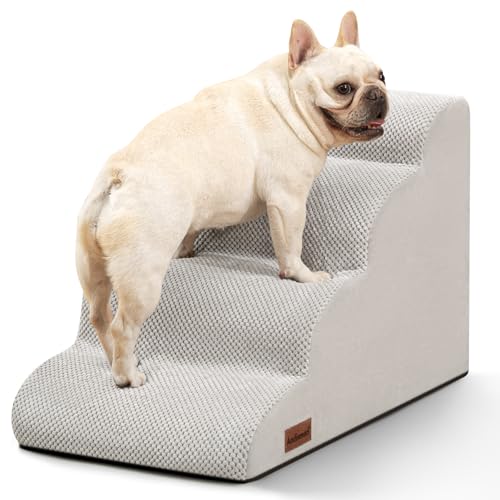 Dog Steps for Bed or Couch (Light grey)