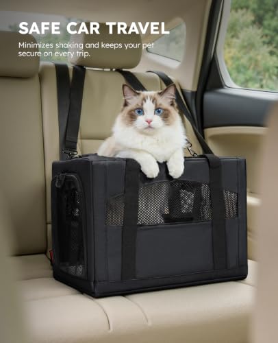 Cat Carrier Stable (Dark Gray / 18.5"L x 12.9"W x 11.8"H)