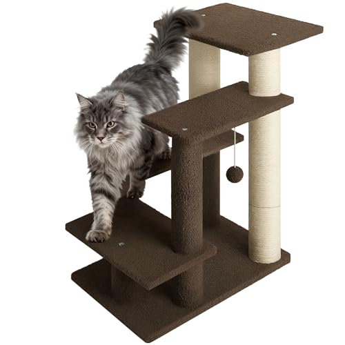 4 Step Pet Steps for Cats (Brown / 4-step)