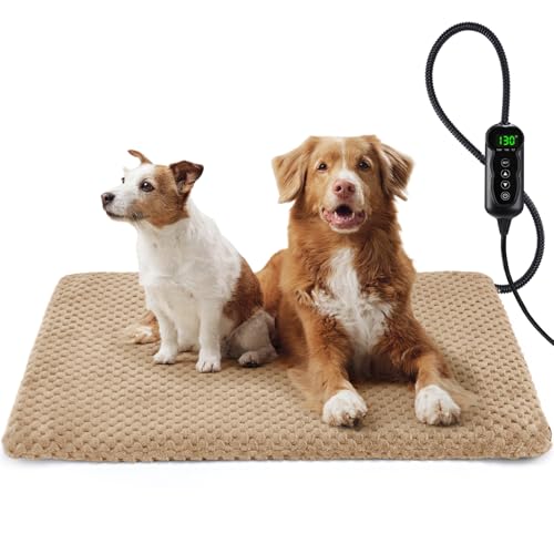 Extra Large Pet Heating Pad (XL: 47" x 28" / Brown)
