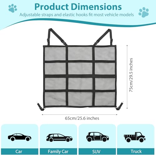 Dog Car Barrier (Black)