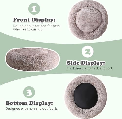 Dog Bed Calming Anti (31" / Smoke Brown)