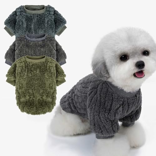 Dog Sweater 3 (Dark teal,Army green,Dark grey / XX-Small)