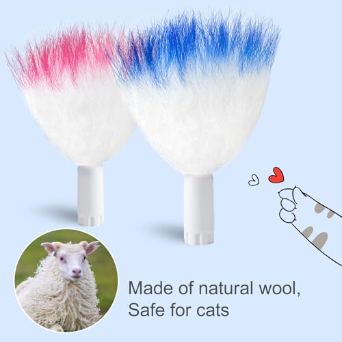 12Pcs Feathers Replacement and Soft Furry Accessories ONLY Fits T65 (Various Refills Feathers*12)