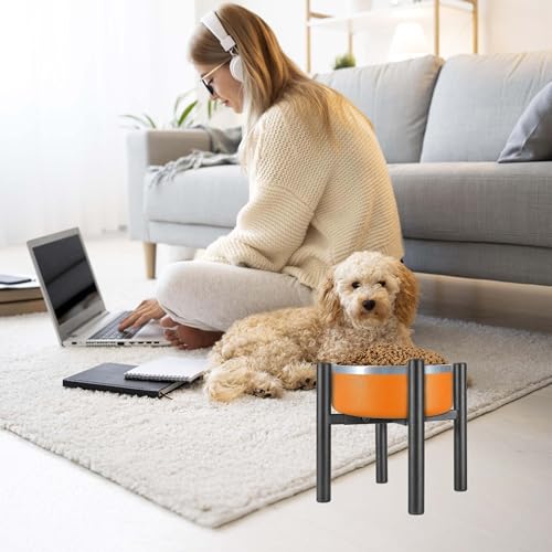 Lifted Dog Bowl Stand (Small-HIGH-8IN)