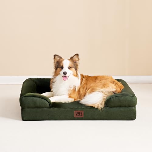 Orthopedic XXL Dog Bed (Dark Green / 52.0"l X 41.0"w X 8.0"th)