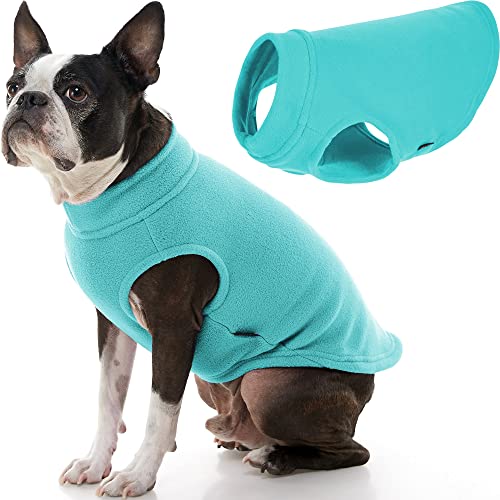 Stretch Fleece Vest Dog Sweater (X-Large Length (16.5") / Mint)