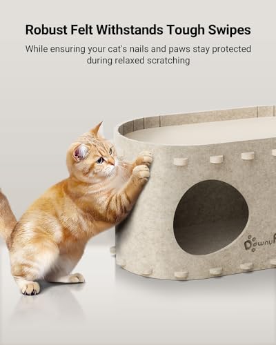 Cat House for Indoor Cats (Cream / Single)