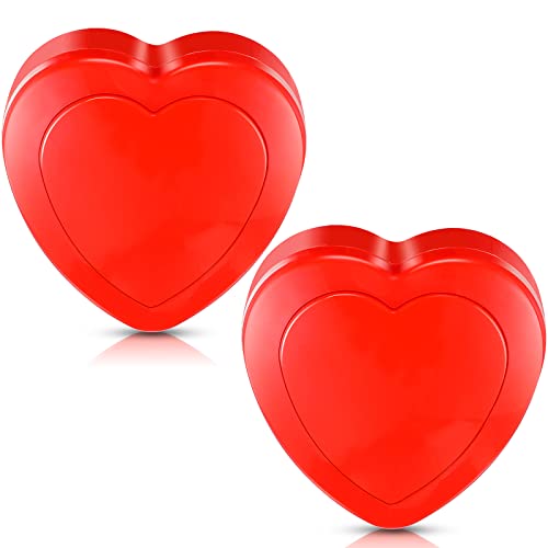 2 Pcs Heartbeat Replacement Soother Heartbeat Simulator Red Puppy Heartbeat for Puppy Sleep Aid Replacement Pulsing Heartbeat for Pets Cats Dog Anxiety Relief Sleep Aid Calming Plush Toys