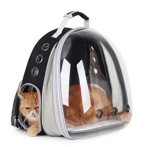 Cat Carrier Backpack (Front Expandable-Black)