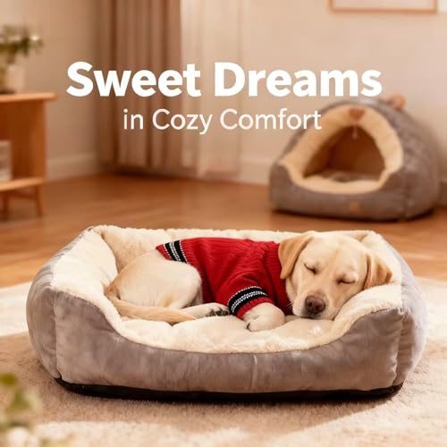 Small Medium Dog Sweater (Striped Red / X-Large)