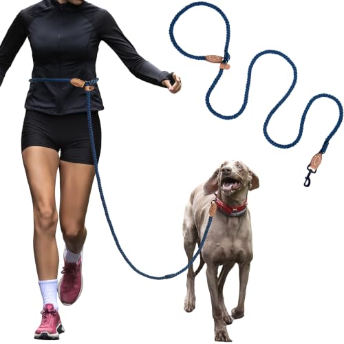 Hands Free Dog Leash (Navy Blue / 8FT Hands Free)