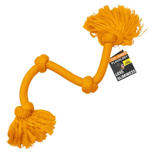 Tug Rope Dog Toys for Large Breed Dogs (Mega / Cheddar Cheese)