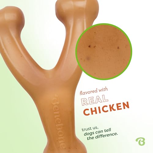 Wishbone Dog Chew Toy for Aggressive Chewers (Large)