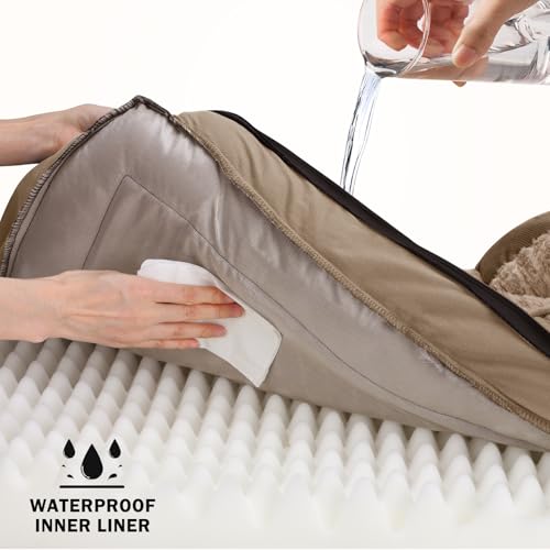 Orthopedic Extra Large Dog Bed (XXL (48"x 35"x 8") / Brown)