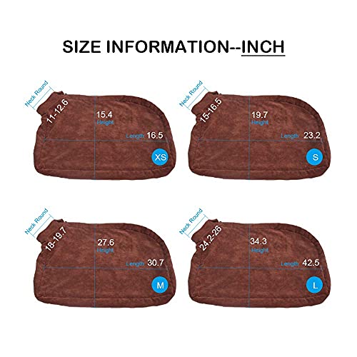 Dog Bathrobe Towel (X-Small)