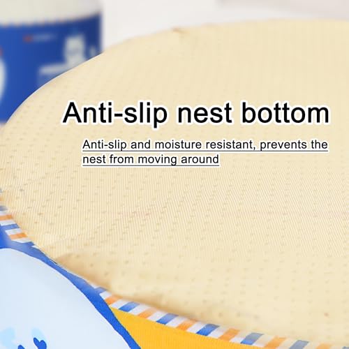 Ramen Noodle Cat Bed (15.7"L x 15.7"W x 7.9"Th / blue)