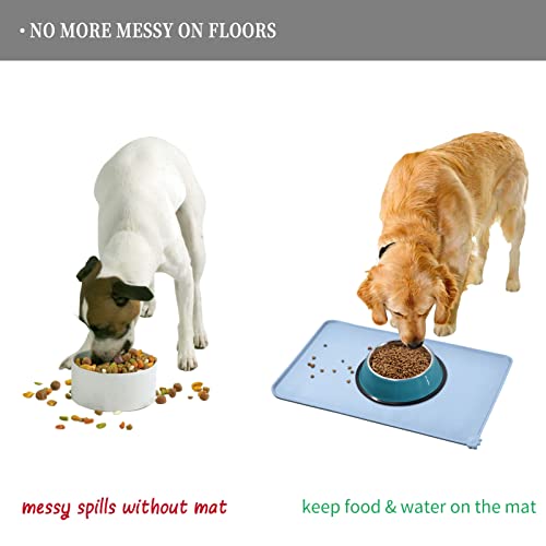 Silicone Pet Feeding Mat (Warship / 28" x 18")