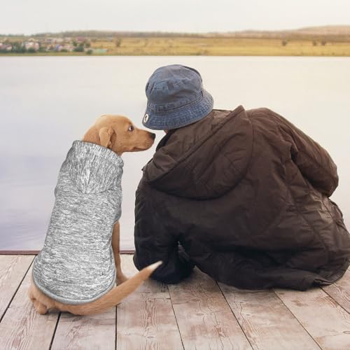 Dog Sweaters for Large Dogs (Large / Grey)