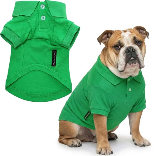 Dog Polo Shirt (3XL / Green Polo)