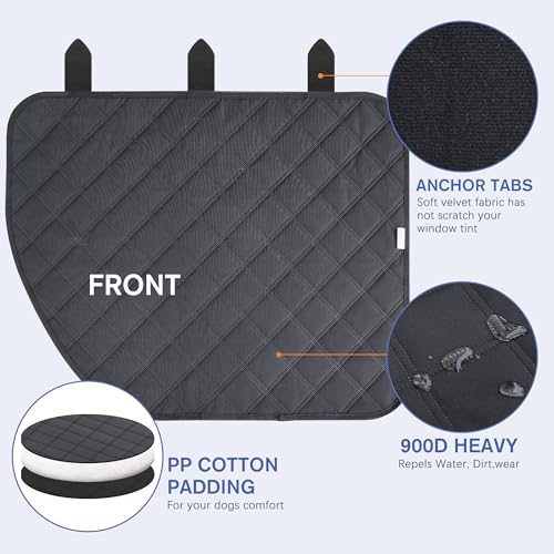 Large Tall Dog Car Door Protector 2 (Black / Extra Large)