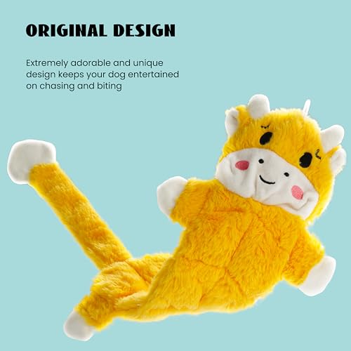 5 PCS No Stuffing Crinkle Dog Squeaky Toys (5 Pcs Multi-squeakers)