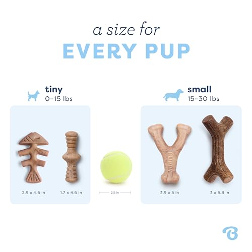Puppy 4 Pack Dog Chew Toys for Gentle Chewers (Puppy (4-Pack))