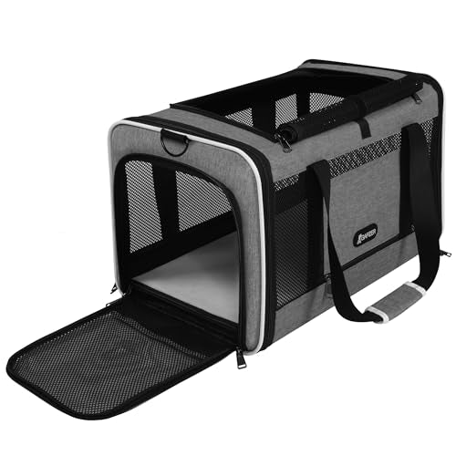 Cat Carrier 18x11x11 Top Load (Grey / 18.0"L x 11.0"W x 11.0"H)