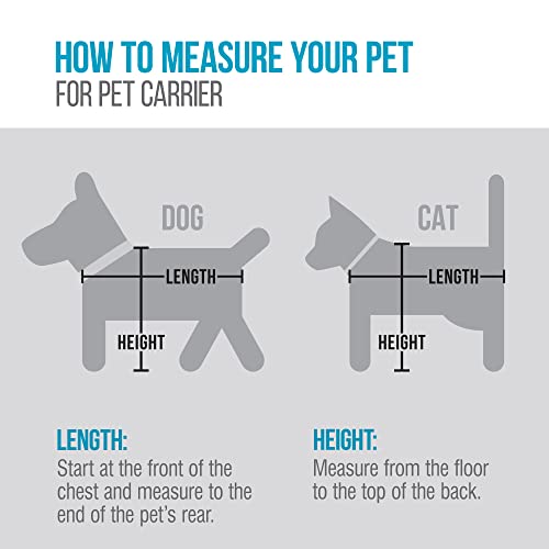 Original Deluxe Travel Pet Carrier (17.0"L x 11.0"W x 10.5"H)