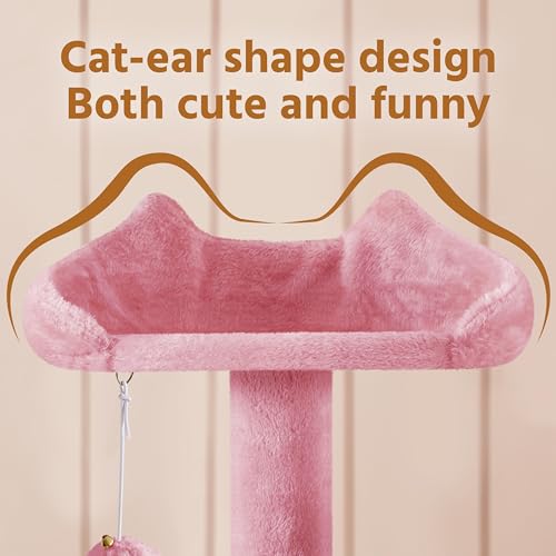 62in Cat Tree Tower (Pink / 62in)