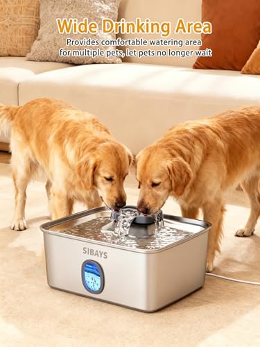 4Gal 15L Large Dog Water Fountain