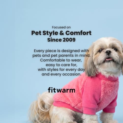 Sherpa Dog Sweater (X-Large / Light Pink)