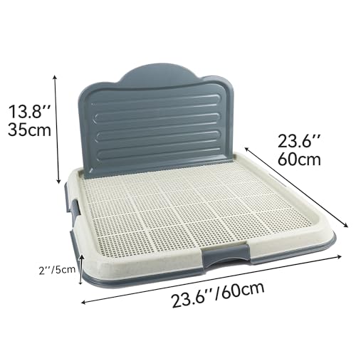 Dog Pee Pad Holder with High Wall (Extra Large 23.6*23.6 inch)