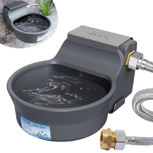 67OZ Automatic Water Dispenser for Dogs Patented Auto (LightGrey / 67 oz)