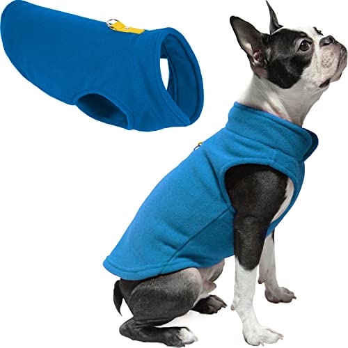 Fleece Vest Dog Sweater (Deep Blue / Large (Around 18-lb))