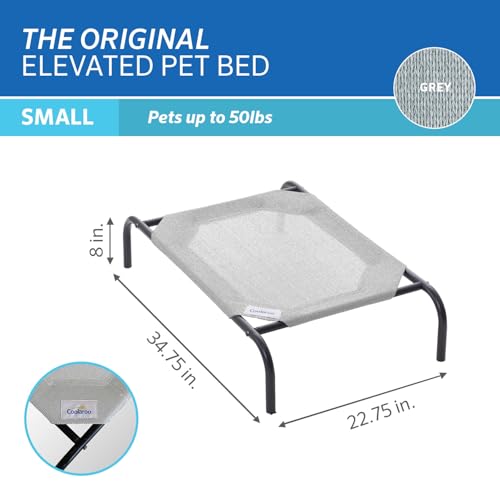 Original Elevated Dog Bed (Small Dog Bed / Grey)