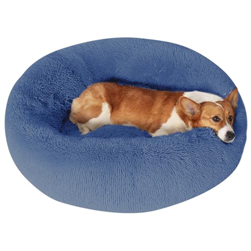 Dog Bed Calming Anti (31" / Medium Blue)