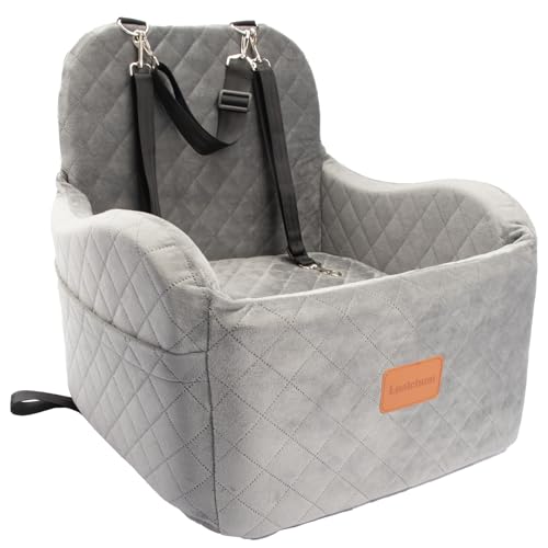 Dog Booster Car Seat for Small (Grey / Medium)