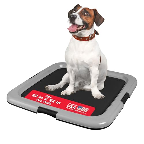 Pee Pad Holder (Black/Gray / 22" x 22")