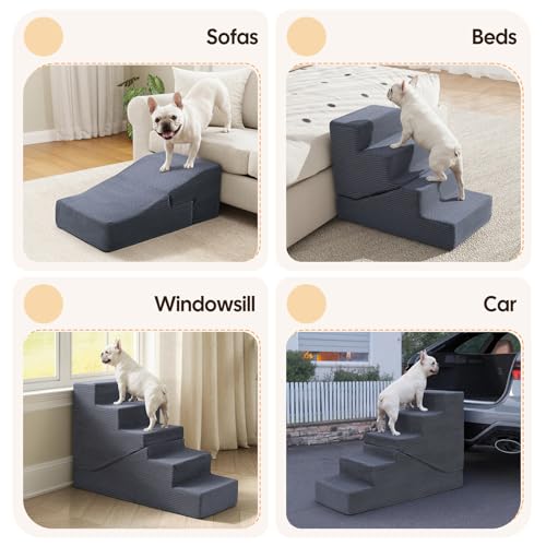 Dog Ramp for Bed Couch (15.7 X 21.2 X 15.3 In)