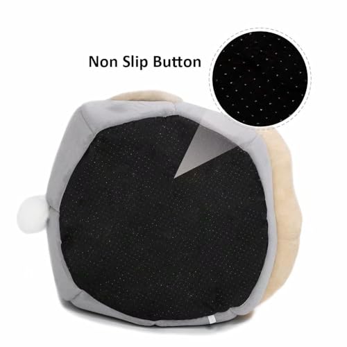 Cat Beds for Indoor Cats (Rabbite Gray / M)