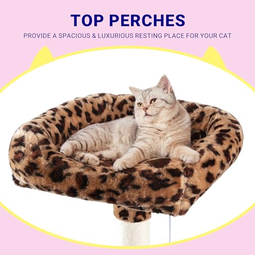 73in Fan Shaped Space (Leopard Print)