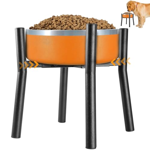 Lifted Dog Bowl Stand (Large-HIGH-12IN)