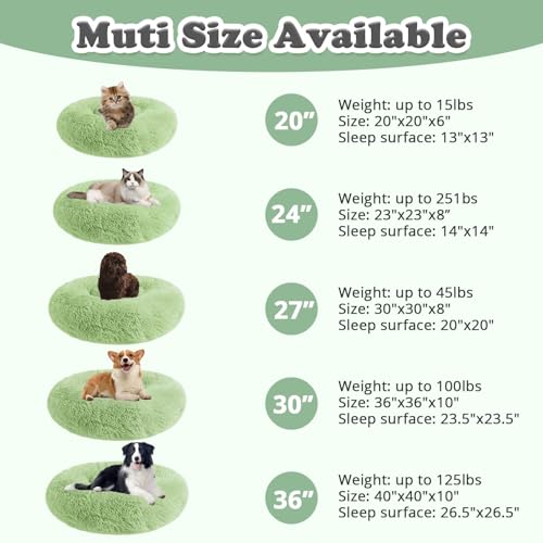 Dog & Cat Bed (23" / Light Green)