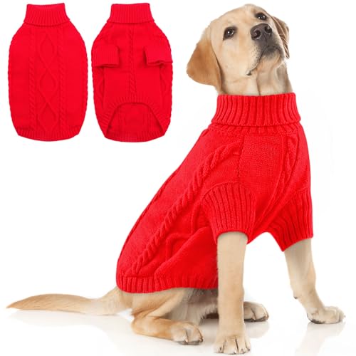 XXL Dog Sweater (XX-Large / Red)