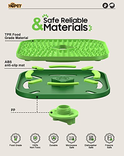 Licking Mat for Dogs Crate (Green / 1 piece)